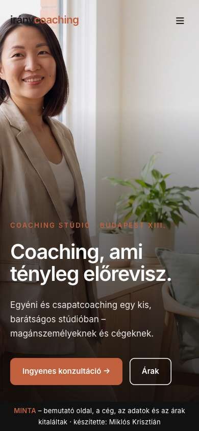Színes, modern – mobil nézet