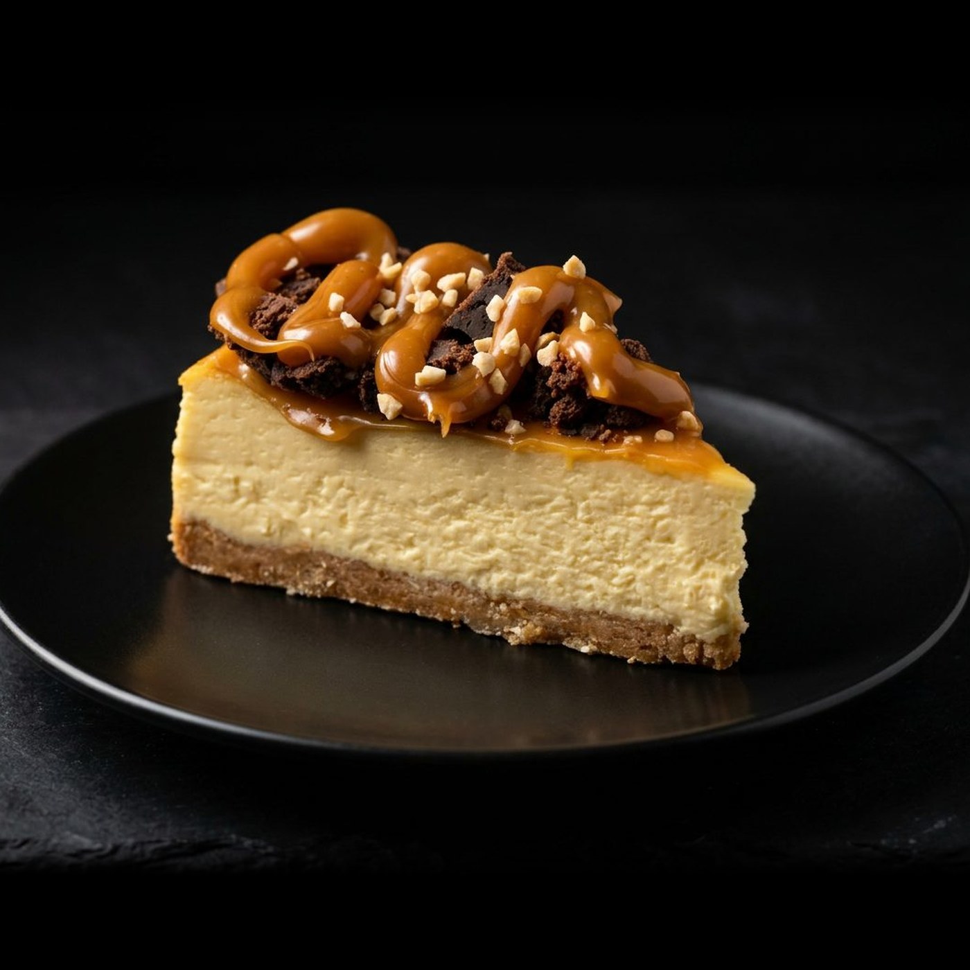 Karamellás sajttorta — a feljavított kép