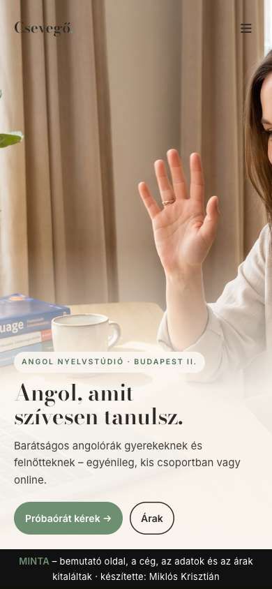 Világos, meleg – mobil nézet