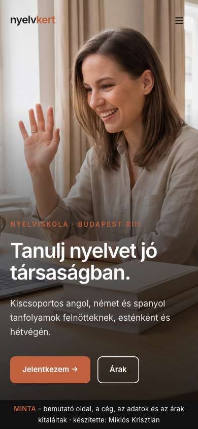 Színes, modern – mobil nézet