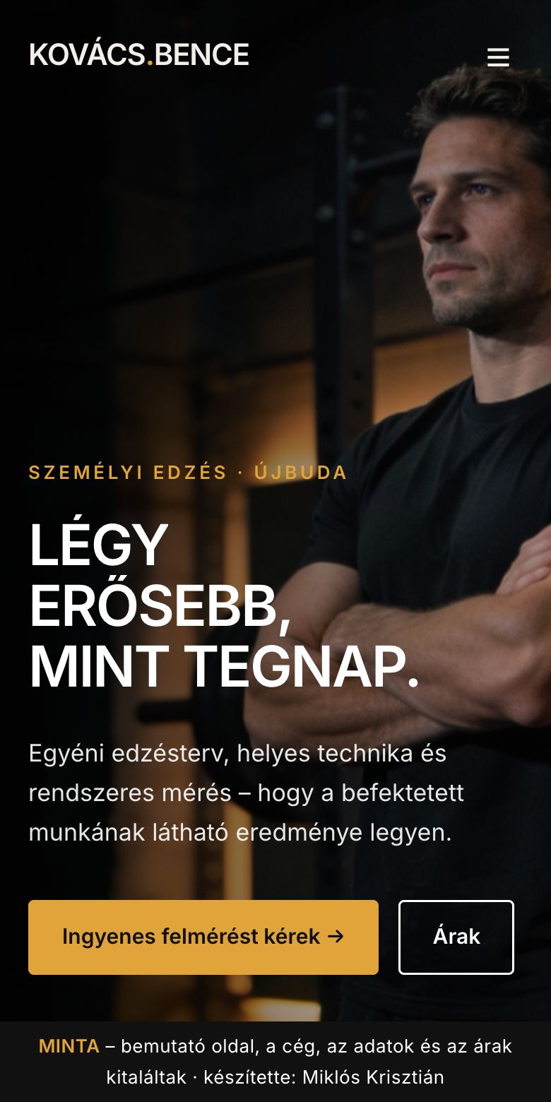 Erő stílus – mobil nézet