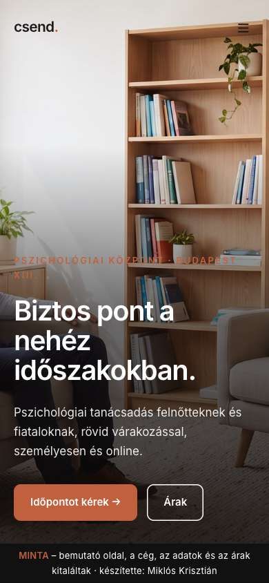 Színes, modern – mobil nézet